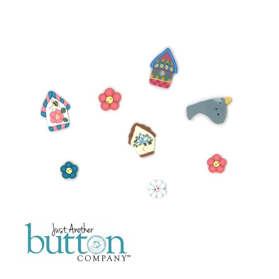 SamSarah Design Studio: Spring Tree House Embellishment Pack by Just Another Button Company