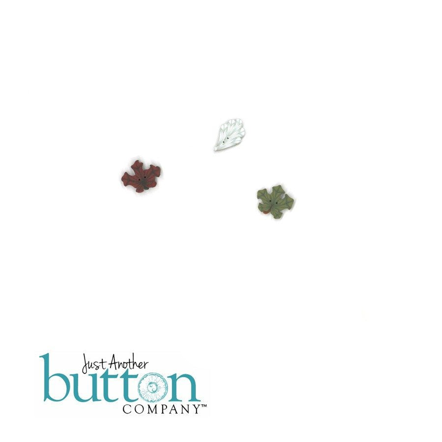 SamSarah Design Studio: Six Leaves in a Row Embellishment Pack by Just Another Button Company