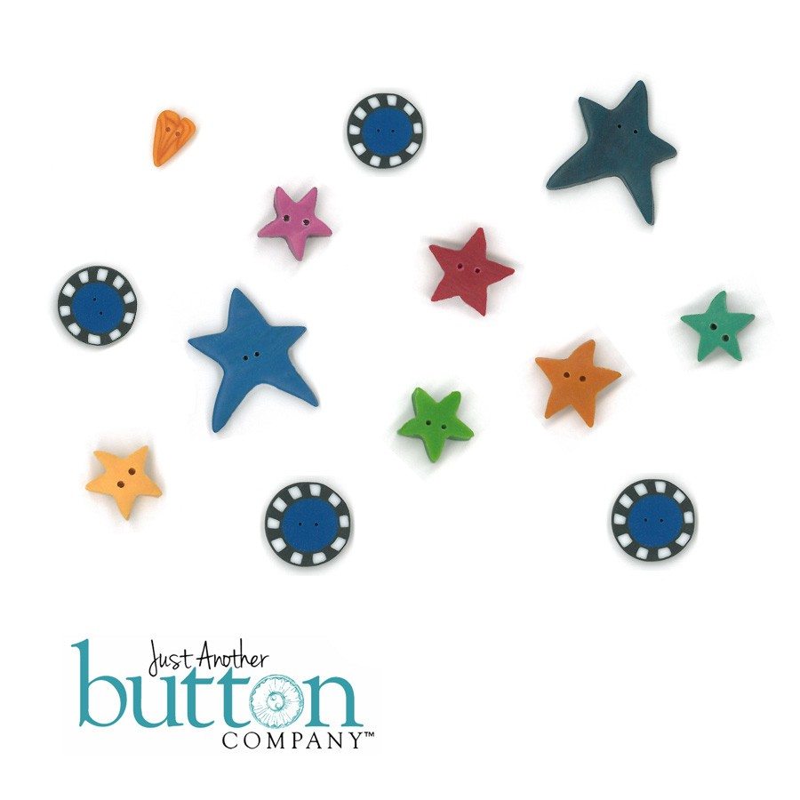 SamSarah Design Studio: Star Shine Embellishment Pack by Just Another Button Company