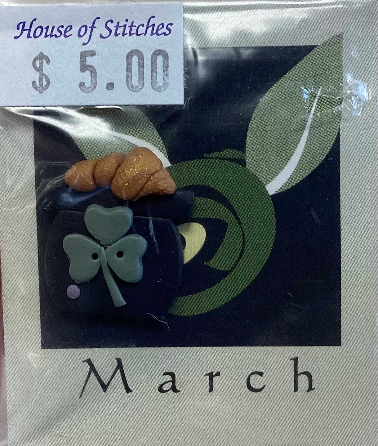 March Button by Shepherd’s Bush Printworks