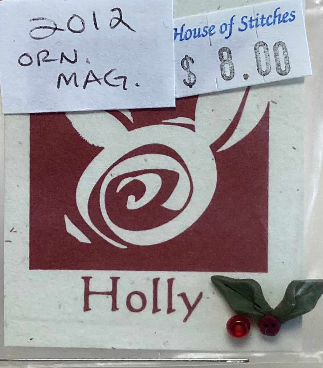 Holly Button by Shepherd’s Bush Printworks