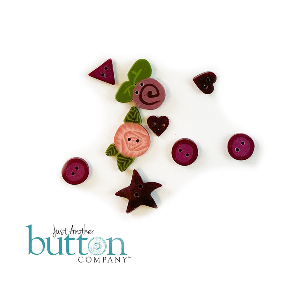 Shepherd’s Bush Printworks: Be-Attitudes (August) Embellishment Pack by Just Another Button Company