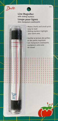 Line Magnifier with Sliding Markers by Dritz