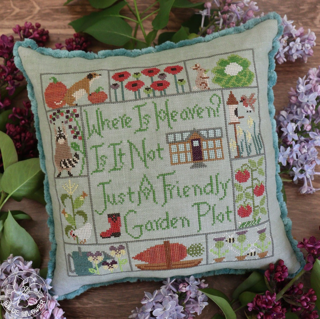 In The Garden by The Blue Flower