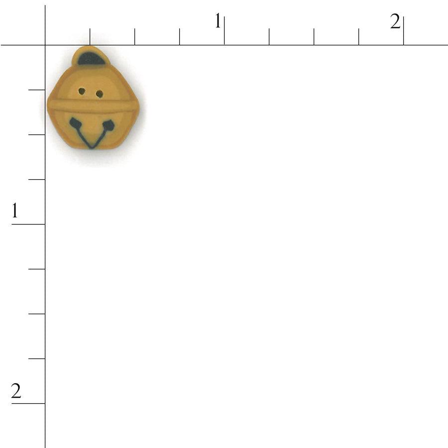 Small Sleigh Bells Button by Just Another Button Company