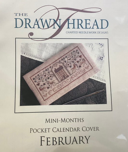 Mini-Months Pocket Calendar Cover: February by The Drawn Thread