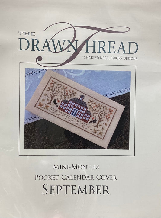Mini-Month Pocket Calendar Cover: September by The Drawn Thread