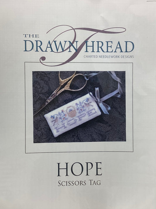 Hope Scissor Tag by The Drawn Thread