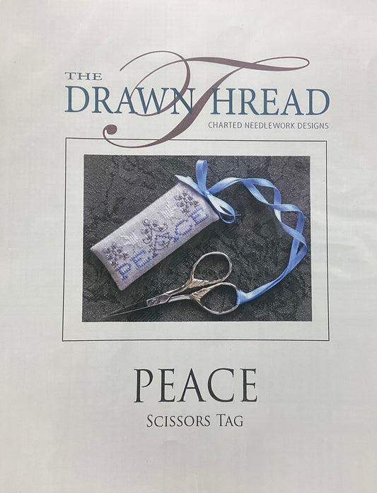 Peace Scissor Tag by The Drawn Thread