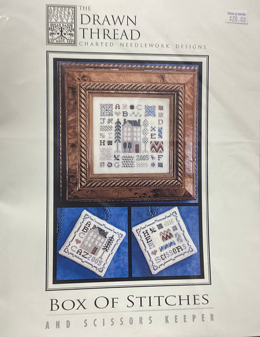 Box of Stitches and Scissors Keeper by The Drawn Thread