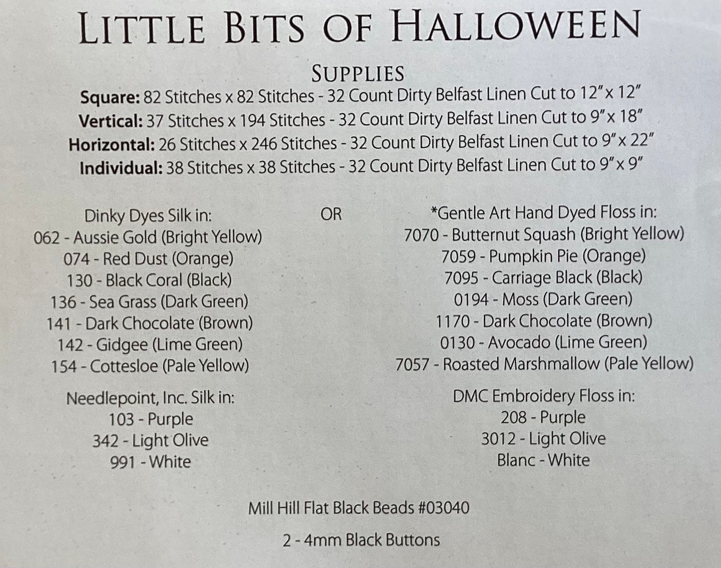 Little Bits of Halloween by The Drawn Thread
