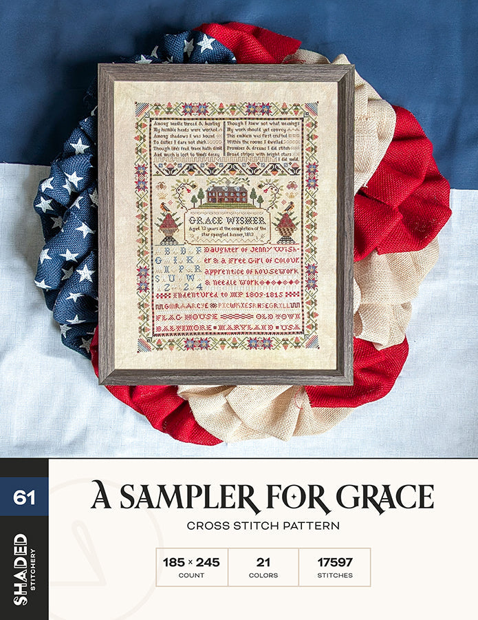 A Sampler for Grace by Shaded Stitchery