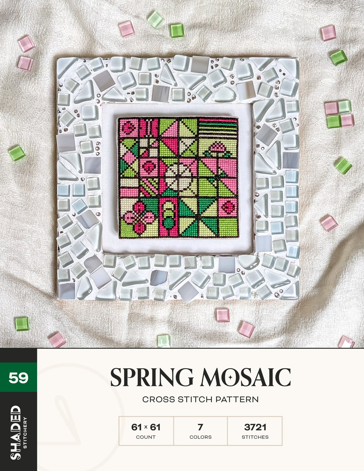 Spring Mosaic by Shaded Stitchery