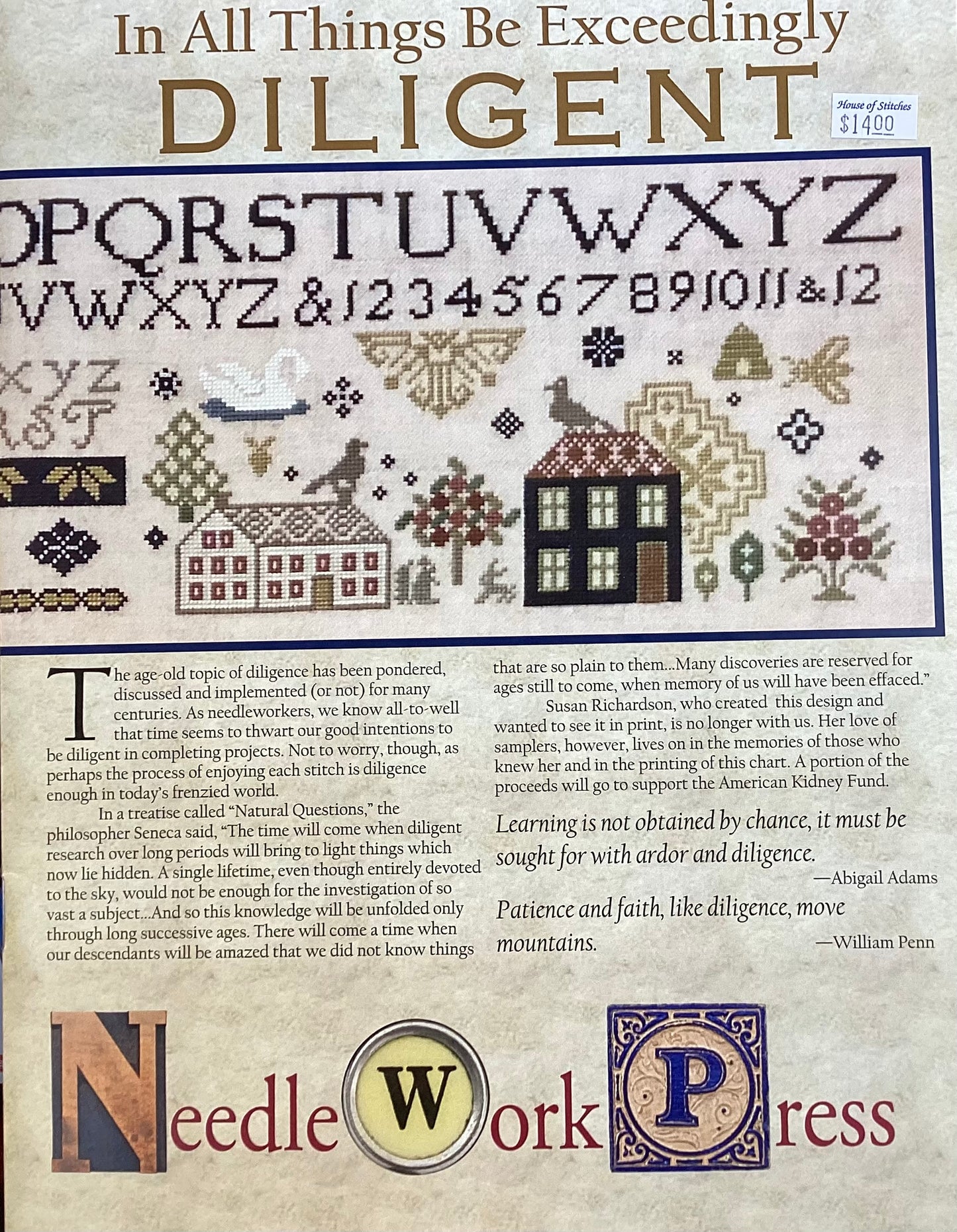 In All Things Be Exceedingly Diligent by NeedleWork Press