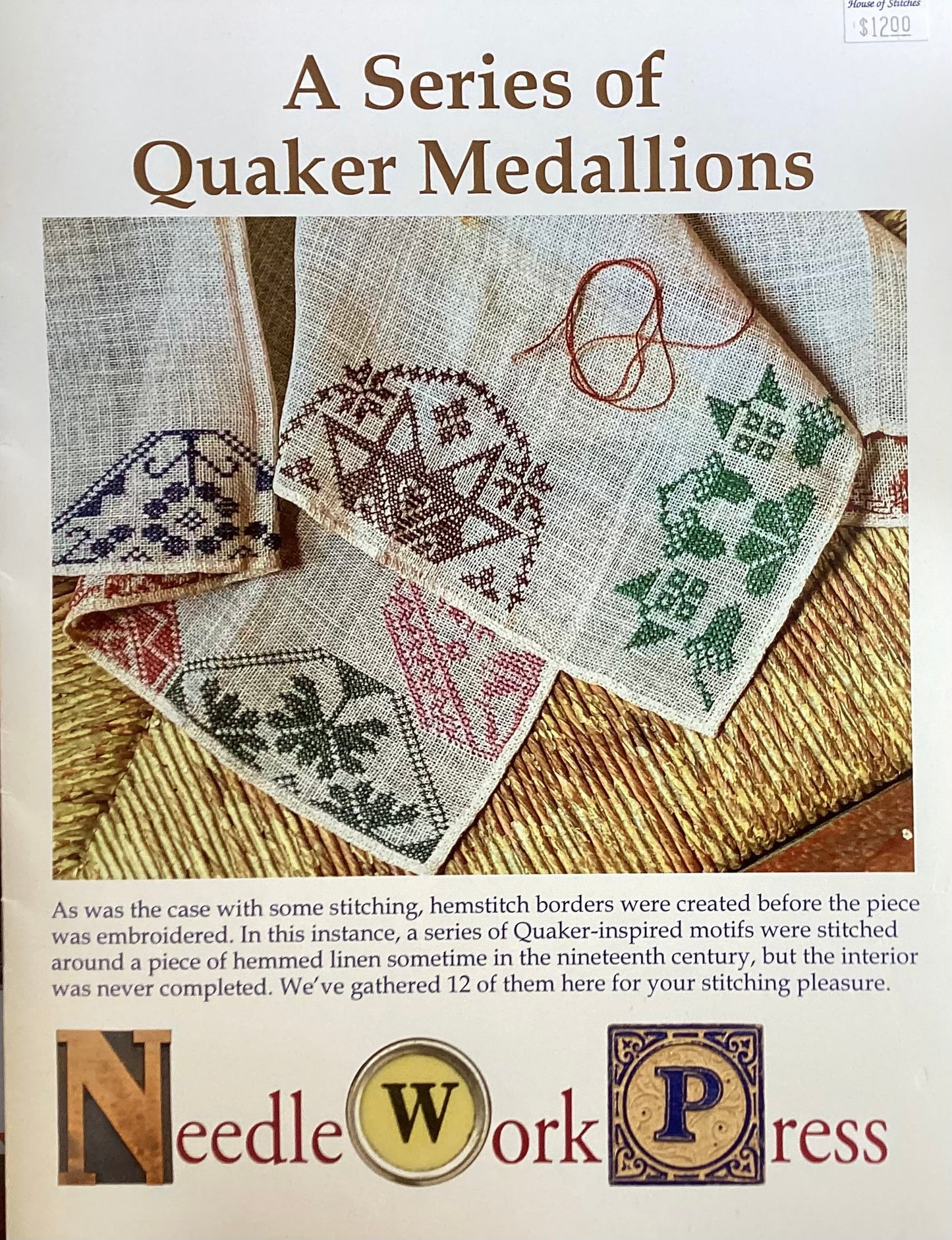A Series of Quaker Medallions by NeedleWork Press
