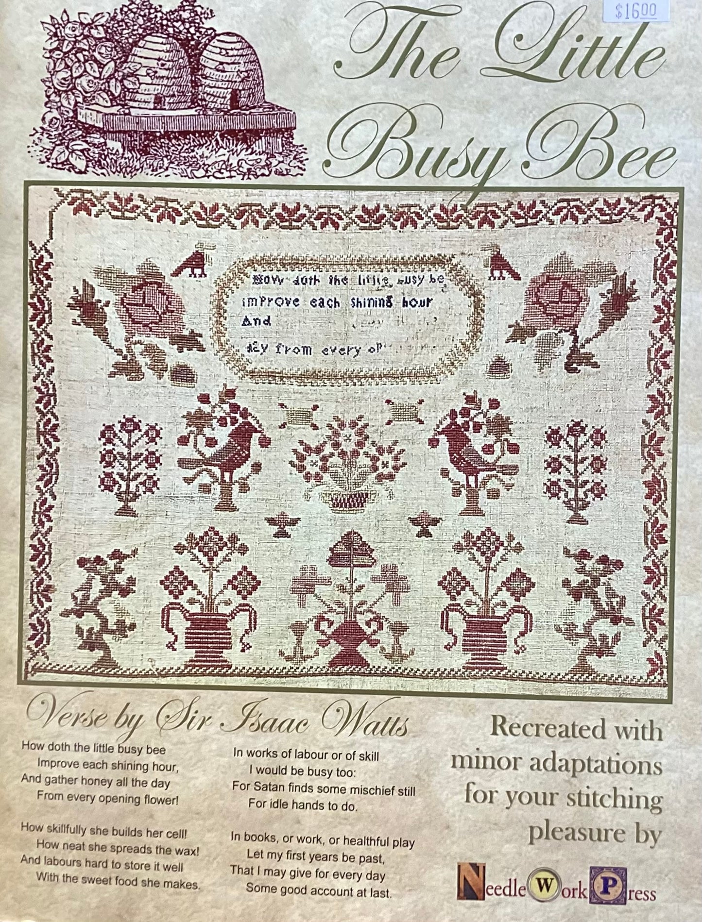 The Little Busy Bee by NeedleWork Press