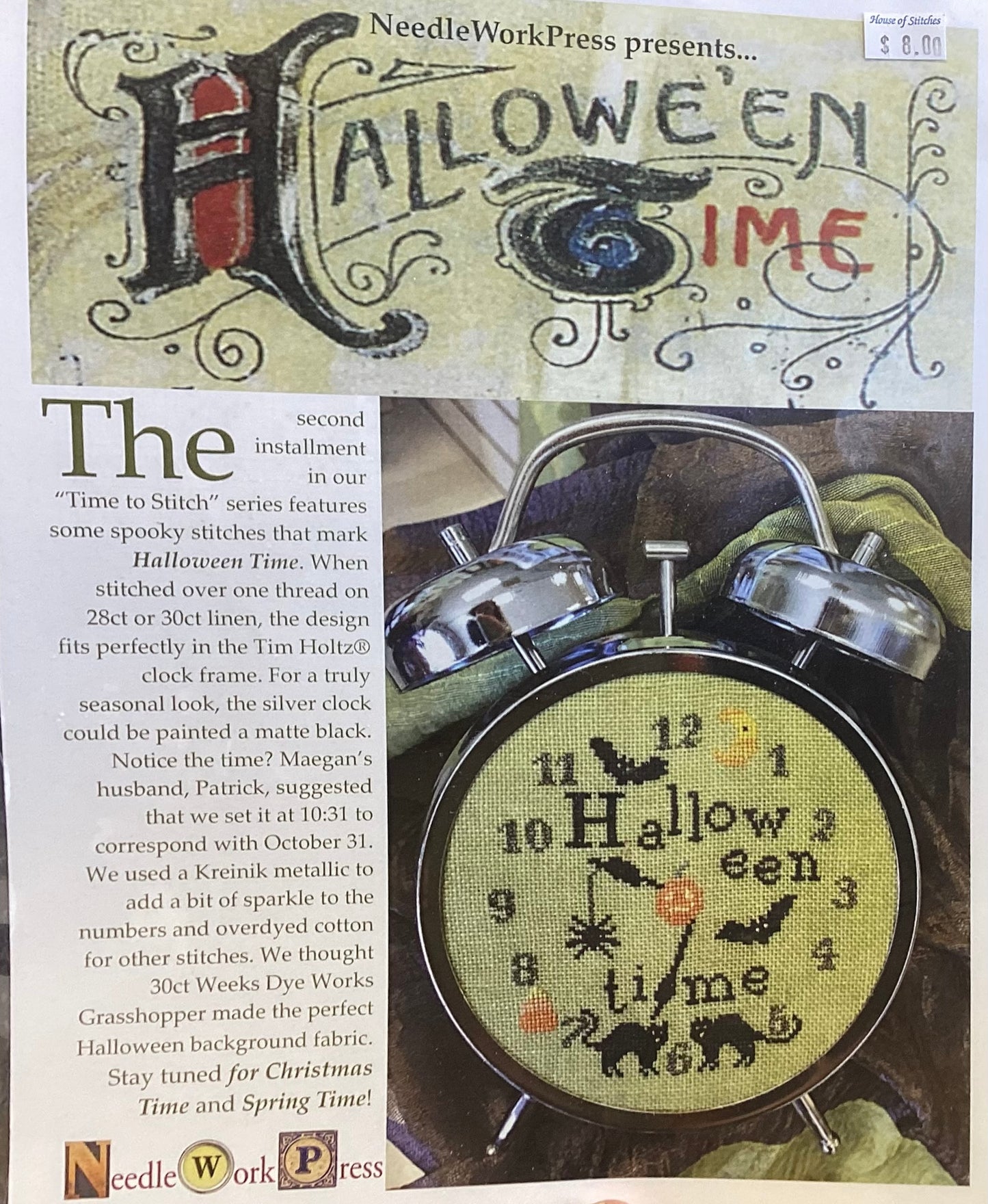 Halloween Time by NeedleWork Press
