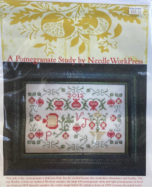A Pomegranate Study by NeedleWork Press