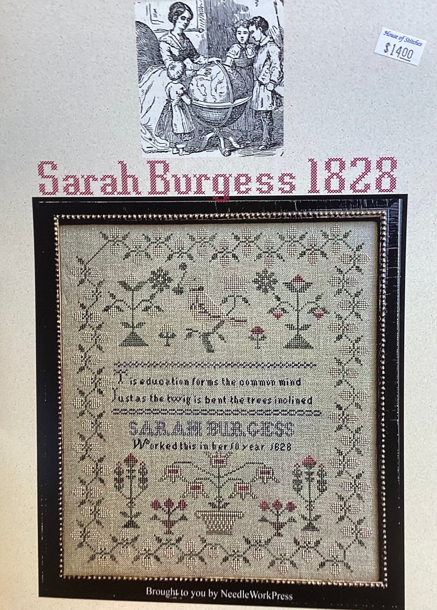 Sarah Burgess 1828 by NeedleWork Press