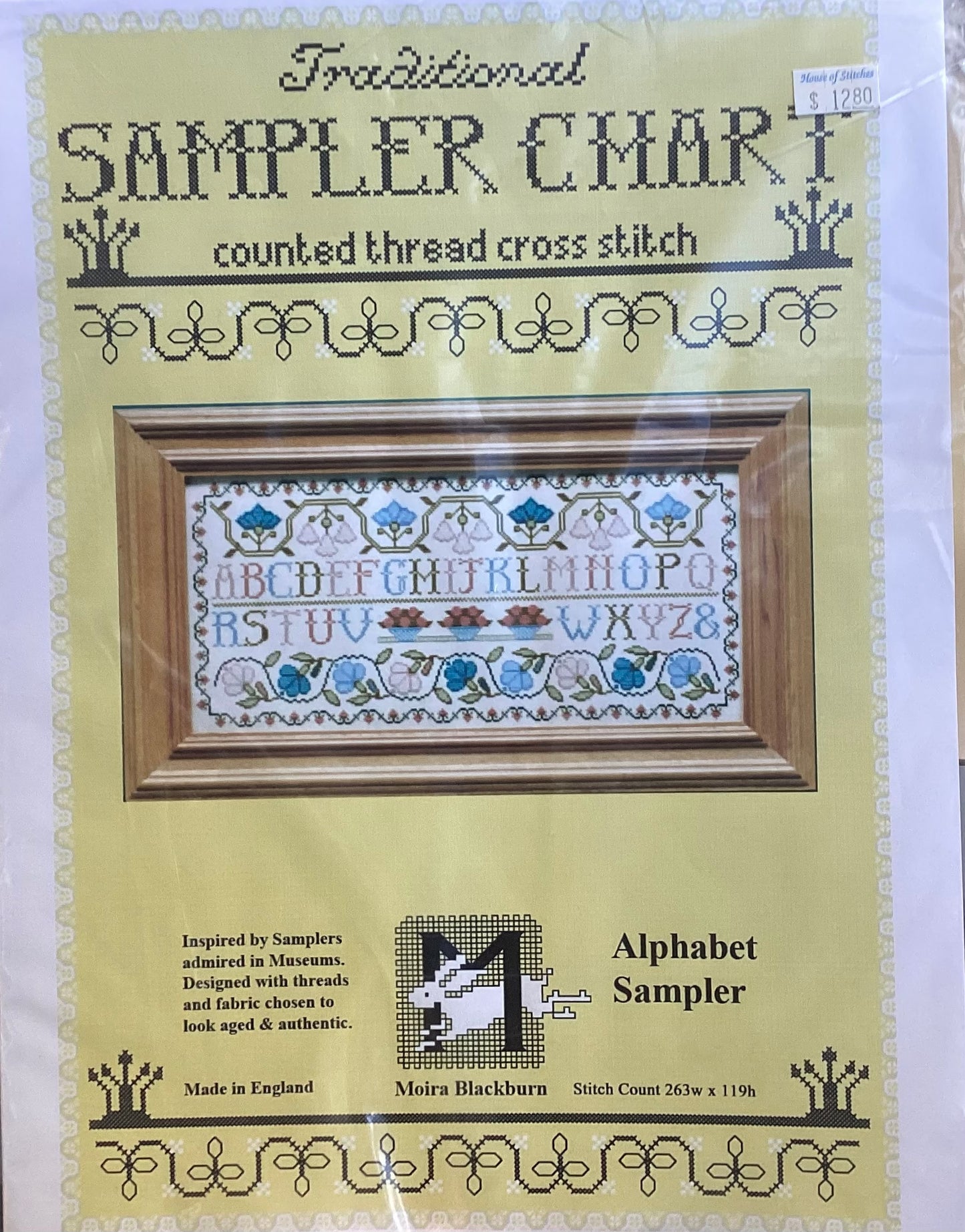 Alphabet Sampler by Moira Blackburn
