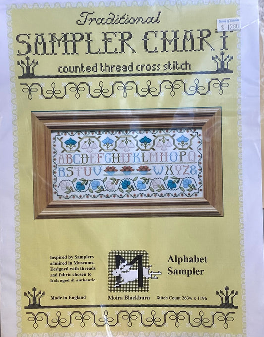 Alphabet Sampler by Moira Blackburn