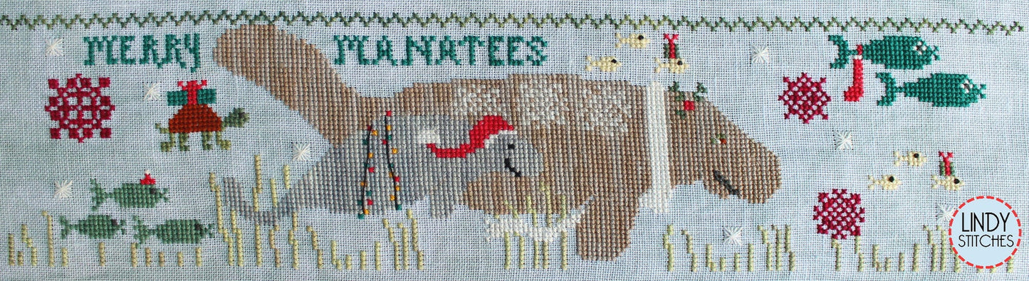 Merry Manatees by Lindy Stitches