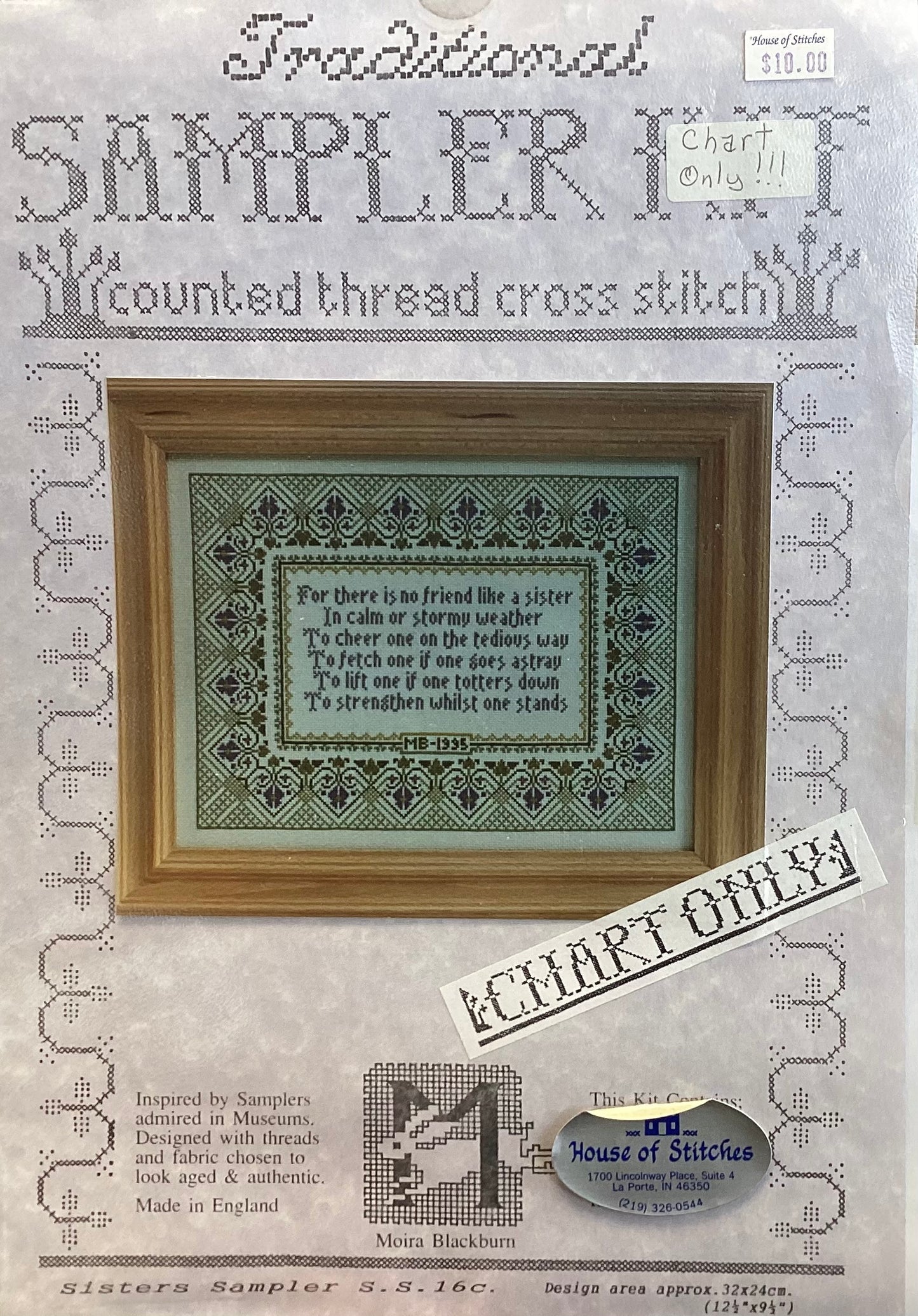Sisters Sampler by Moira Blackburn