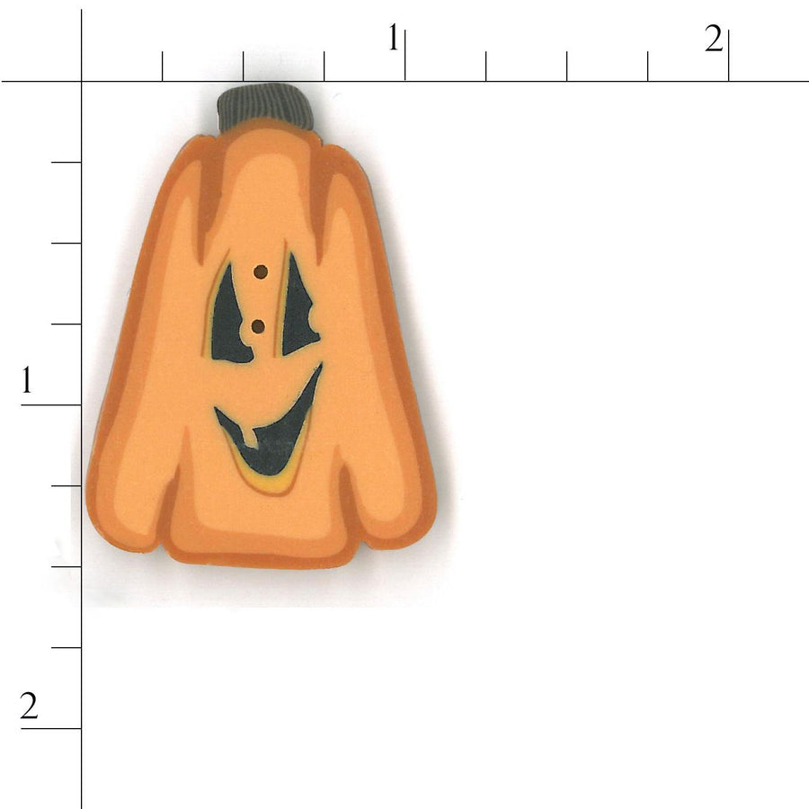 Large Jack-O-Lantern Button by Just Another Button Company