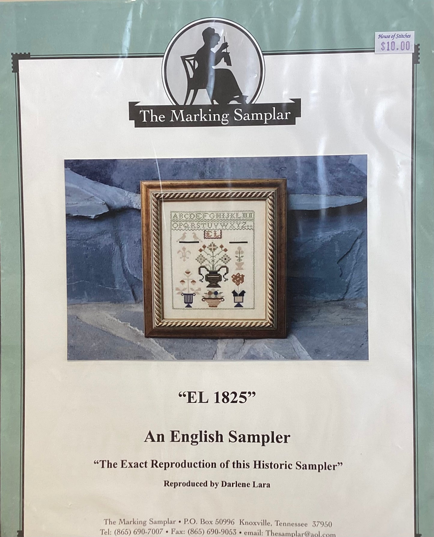 EL 1825 An English Sampler by The Marking Samplar