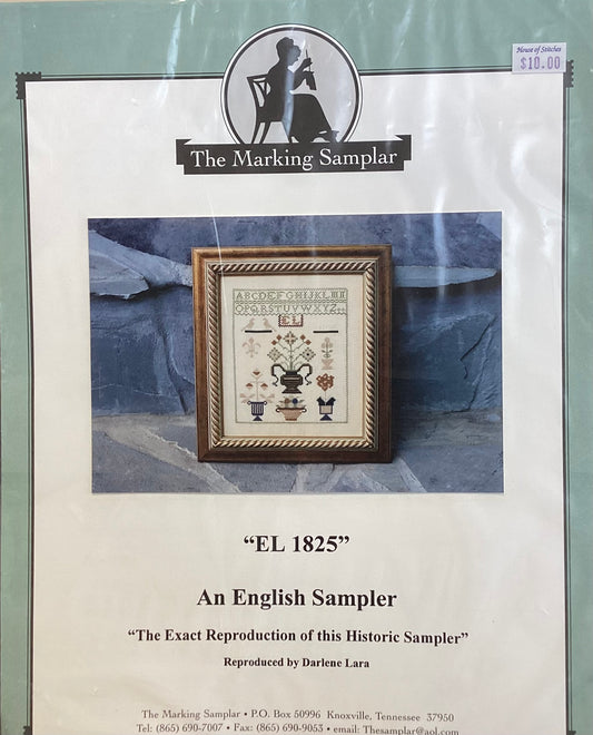 EL 1825 An English Sampler by The Marking Samplar