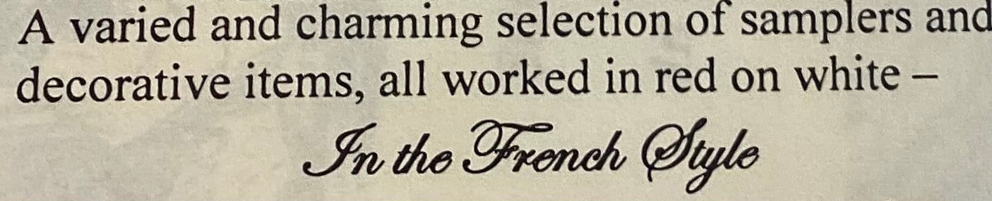 In the French Style by The Sampler Company