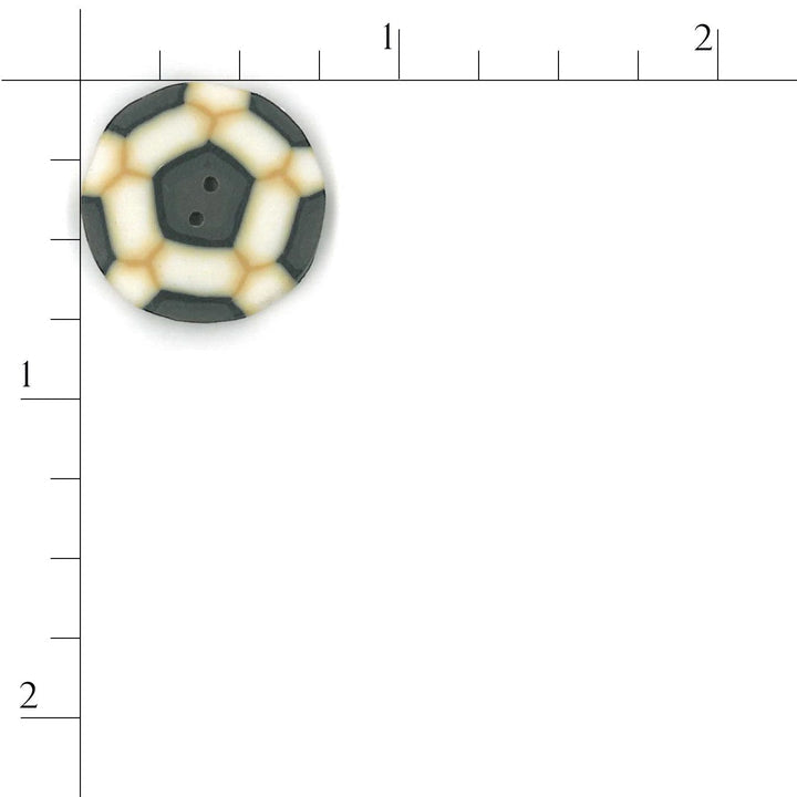 Soccer Ball Button by Just Another Button Company