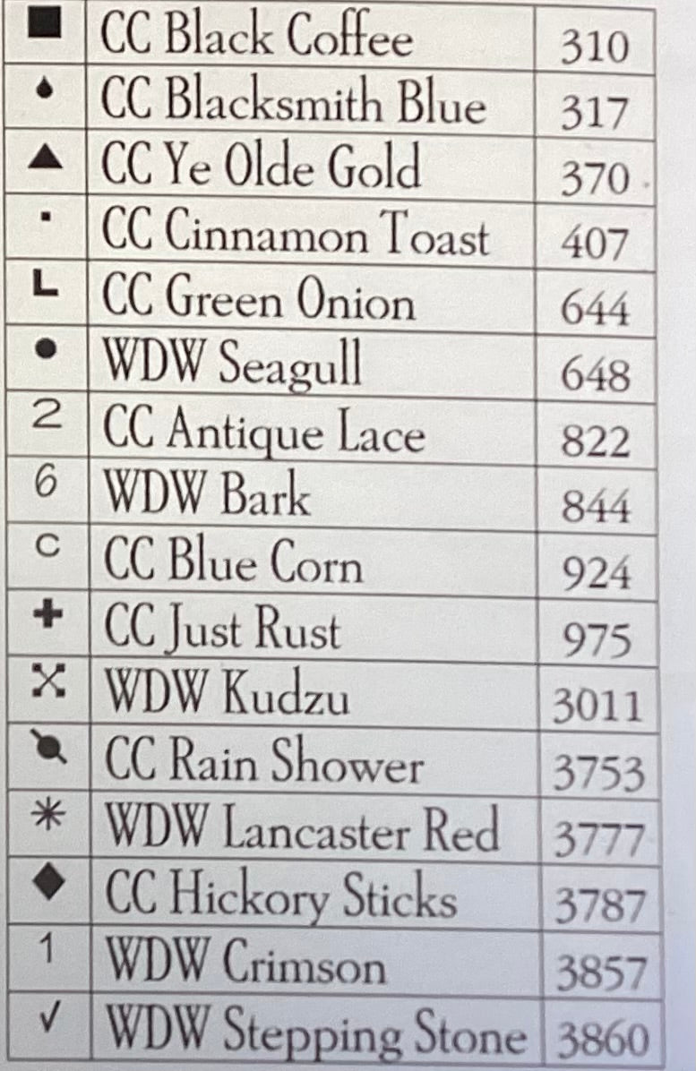 Heritage sampler by Plum Street Samplers