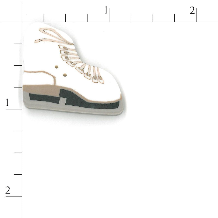 Ice Skate Button by Just Another Button Company