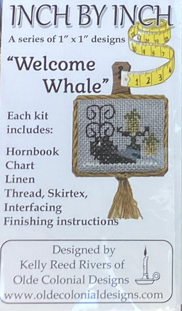 Welcome Whale by Olde Colonial Designs