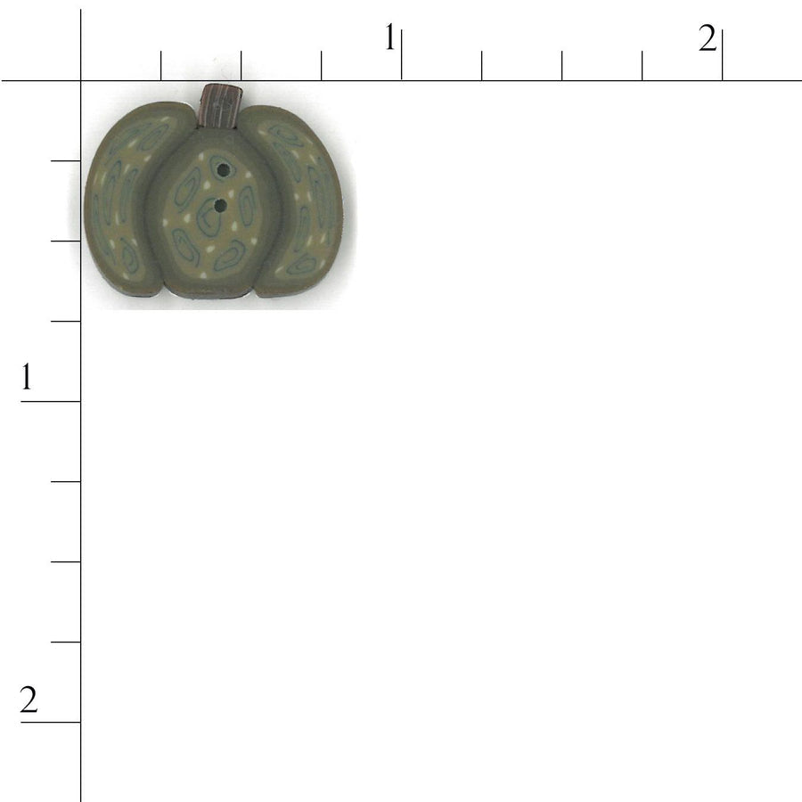 Small Green Wild Pumpkin Button by Just Another Button Company