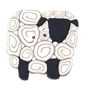 Large Ewe Button by Just Another Button Company