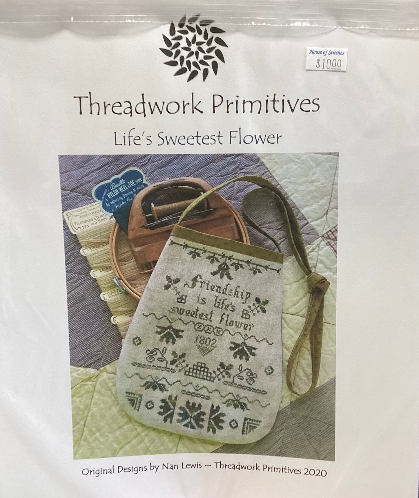 Life’s Sweetest Flower by Threadwork Primitives