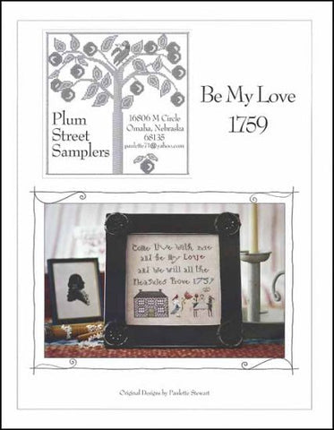 Be My Love 1759 by Plum Street Samplers