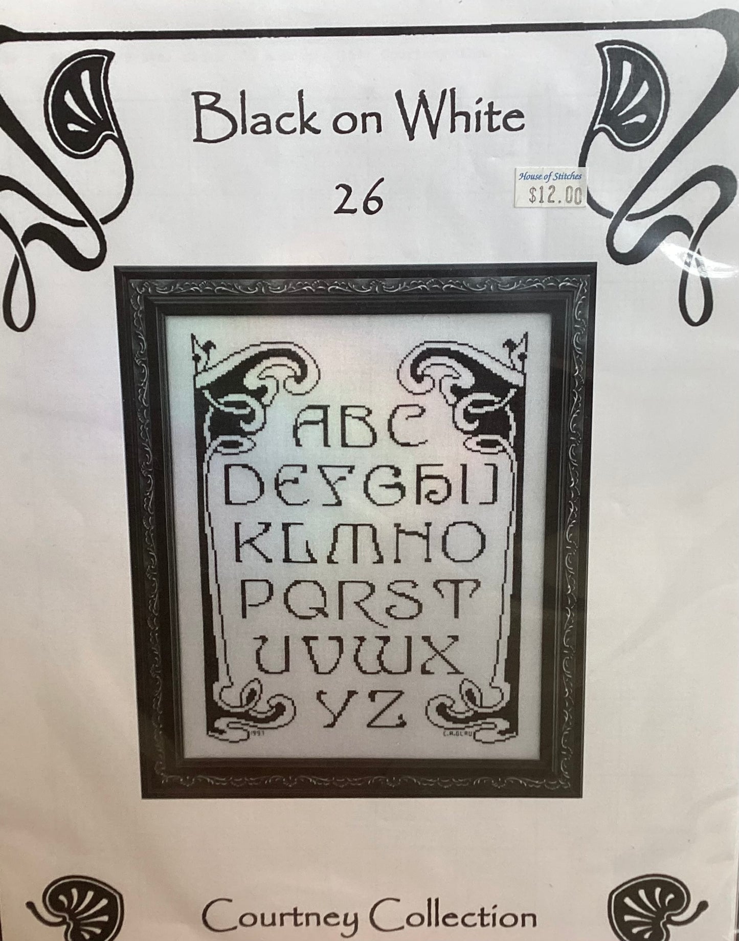 Black on White by Courtney Collection