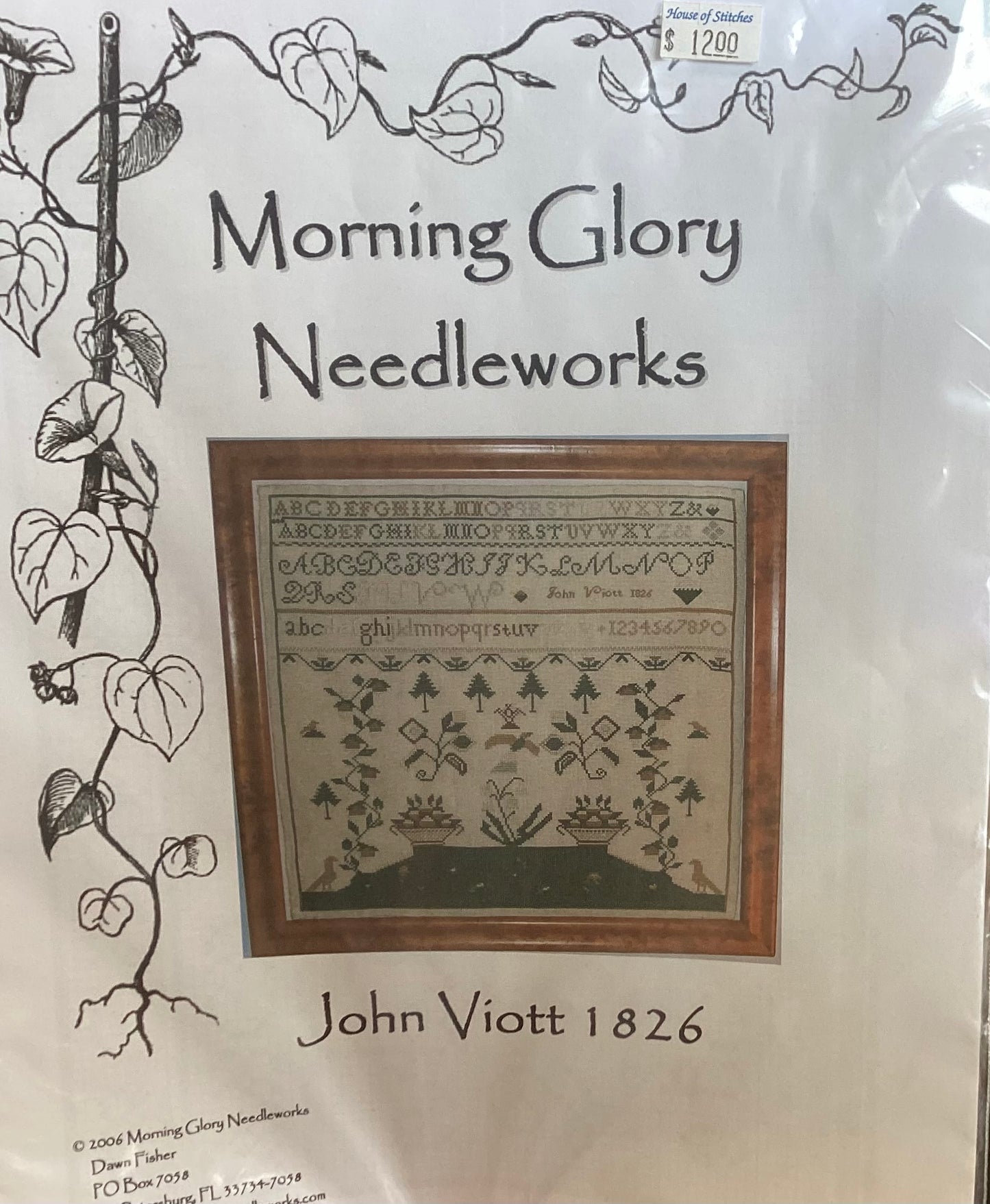 John Viott 1826 by Morning Glory Needleworks