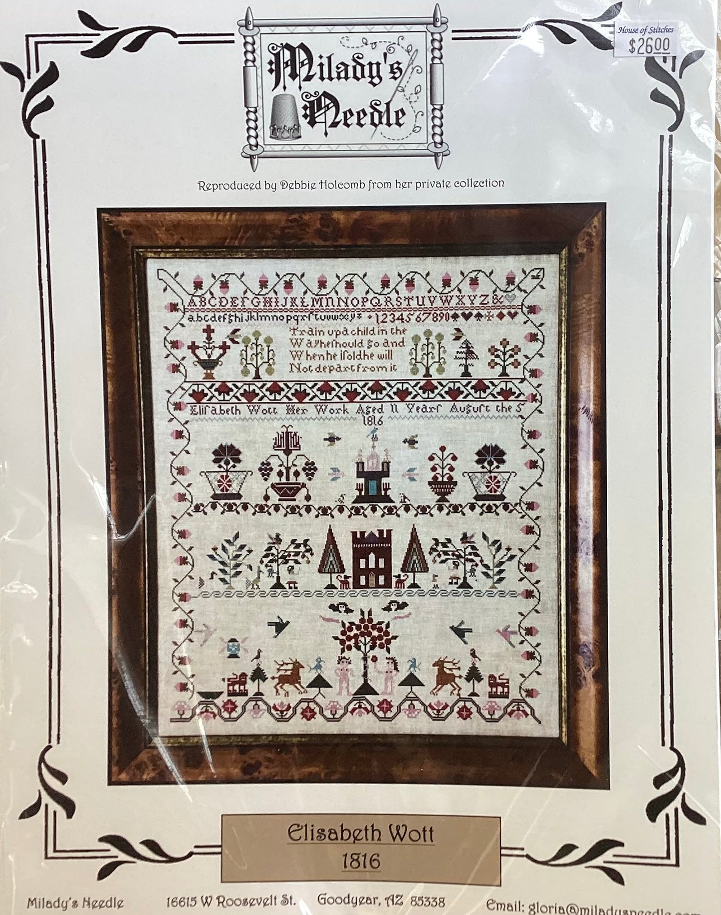 Elizabeth Wott 1816 by Milady’s Needle