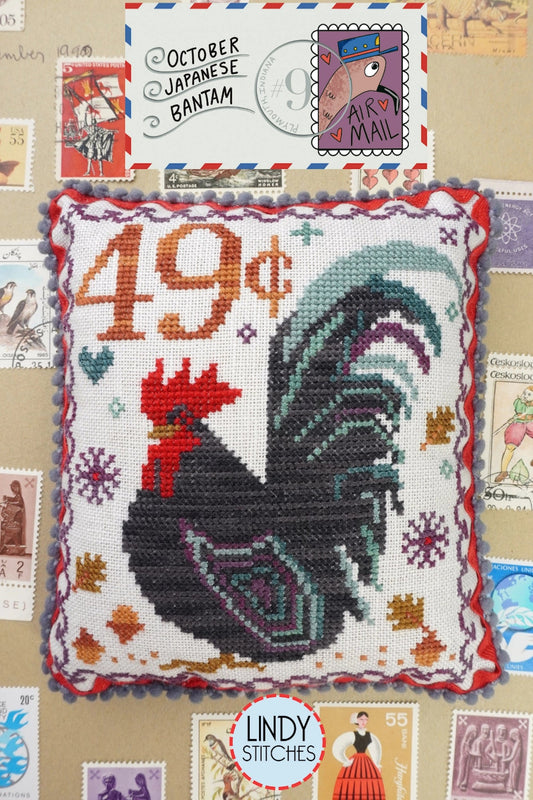 Air Mail October #9: Japanese Bantam by Lindy Stitches