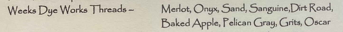 1806 Manor House Sewing Roll by Stacy Nash Primitives