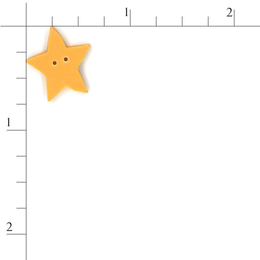 Nancy’s Large Star Button by Just Another Button Company