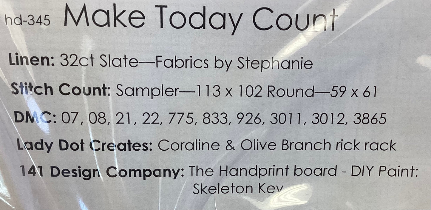 Make Today Count by Hands on Design