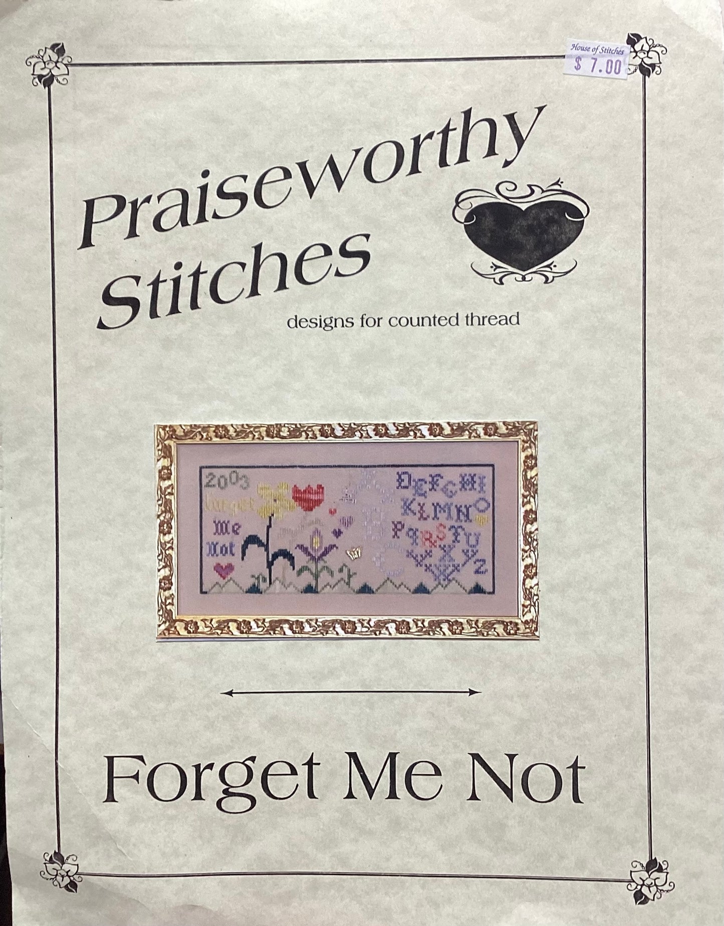 Forget Me Not by Praiseworthy Stitches