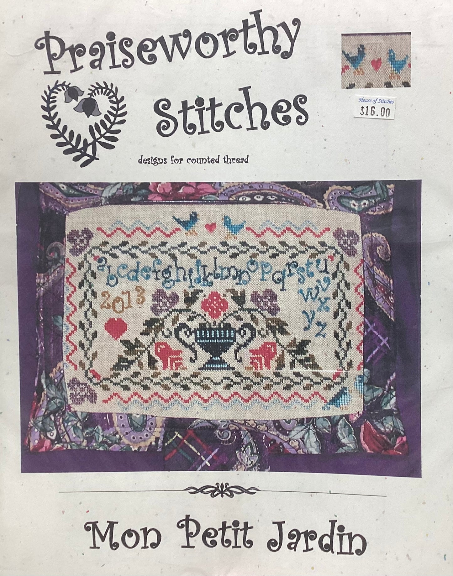 Mon Petit Jardin by Praiseworthy Stitches