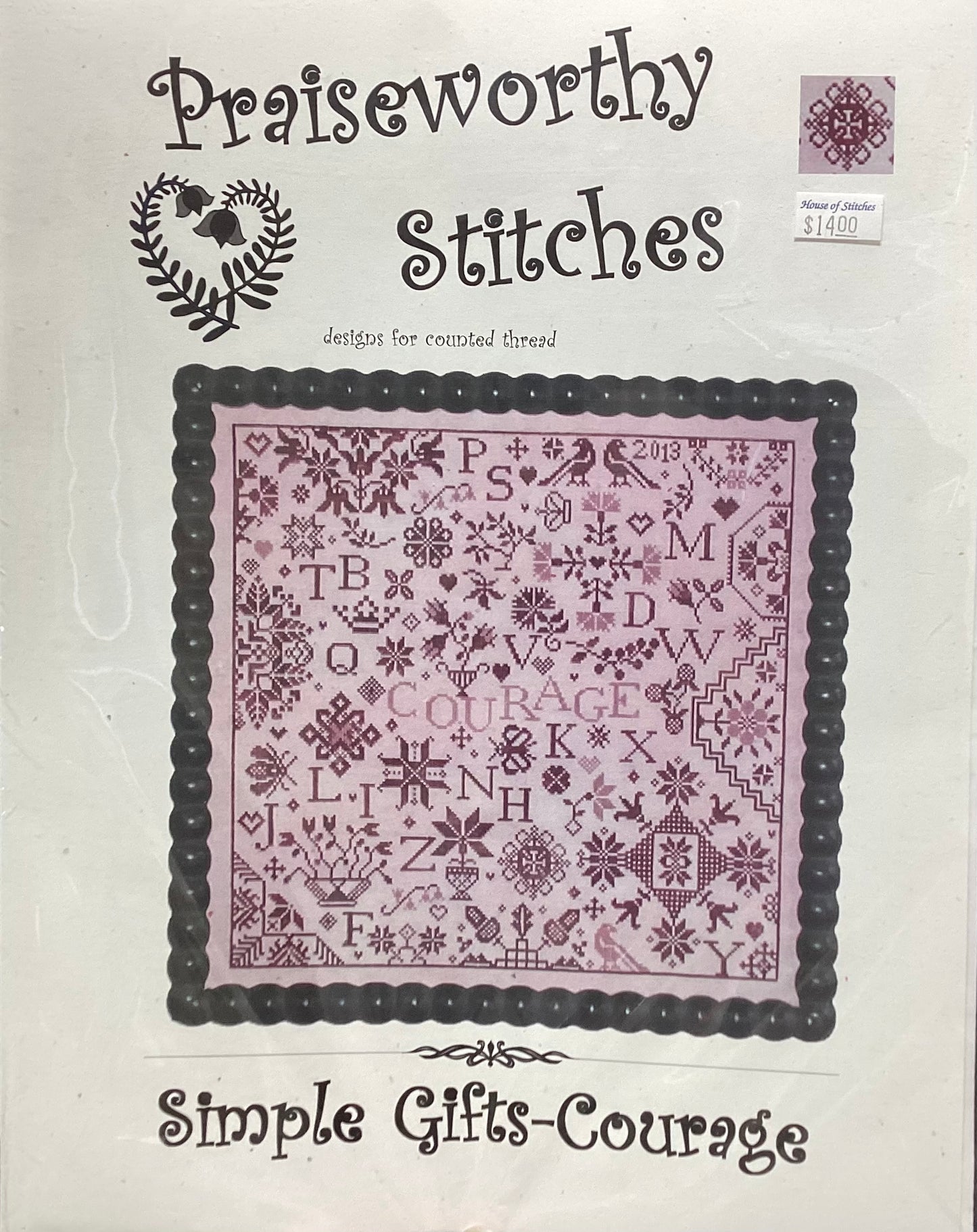 Simple Gifts- Courage by Praiseworthy Stitches