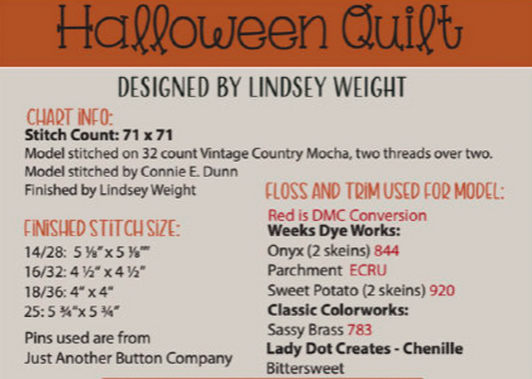 Halloween Quilt by Primrose Cottage